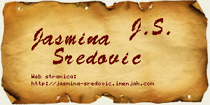 Jasmina Sredović vizit kartica